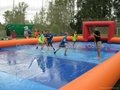 inflatable football field/ inflatable soccer field/ soap water soccer field 5