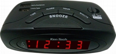 LED ALARM CLOCK WITH CHARGER