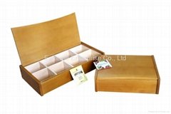 Beautifully Handcrafted Tea Wooden Compartment Chests