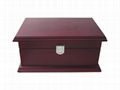 Finest Handcrafted 6 Compartment Wooden Tea Chest Box 2