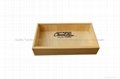 Finest Chocolate Wooden Packaging Box with Glass Window