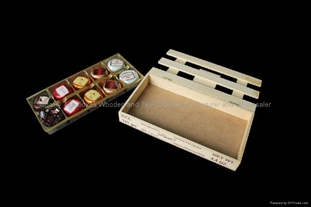 Wooden Chocolate Gift Promotion Boxes