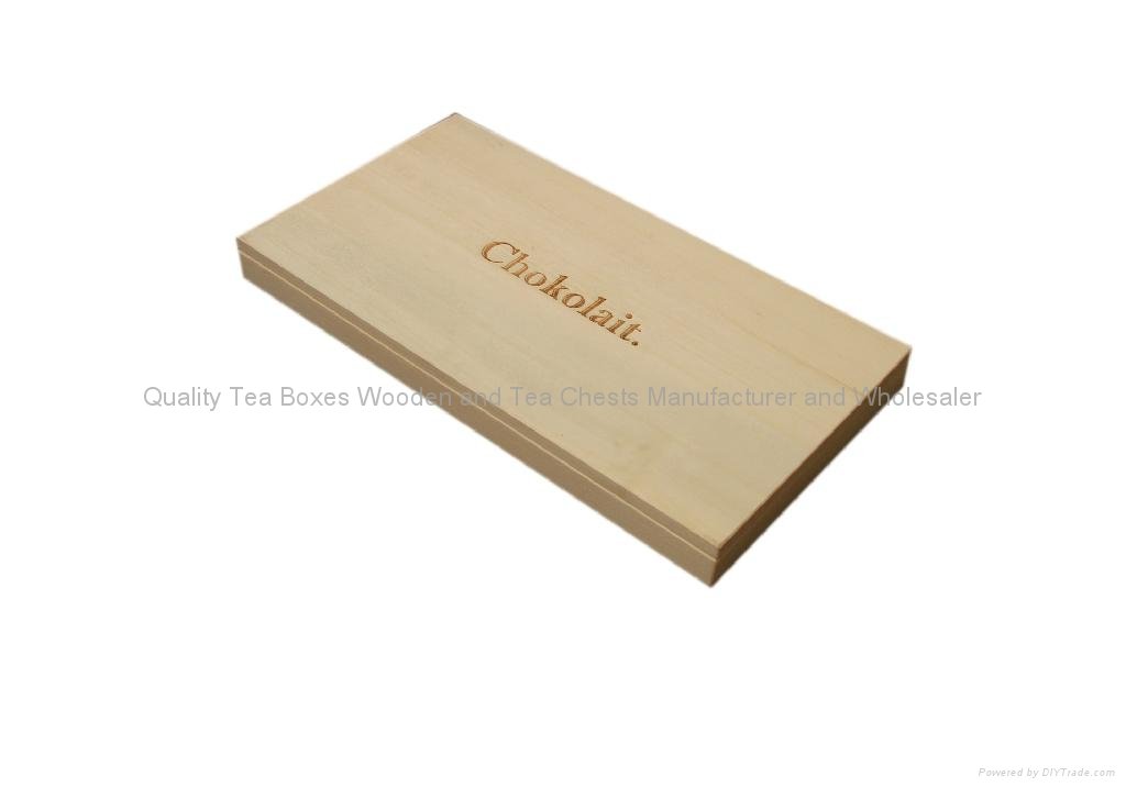 Silk Smoothy Wooden Boxes for Chocolate Bar 2