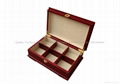 Rich Mahogany Compartment Wooden Tea Gift Packaging Storage Boxes and Display 3