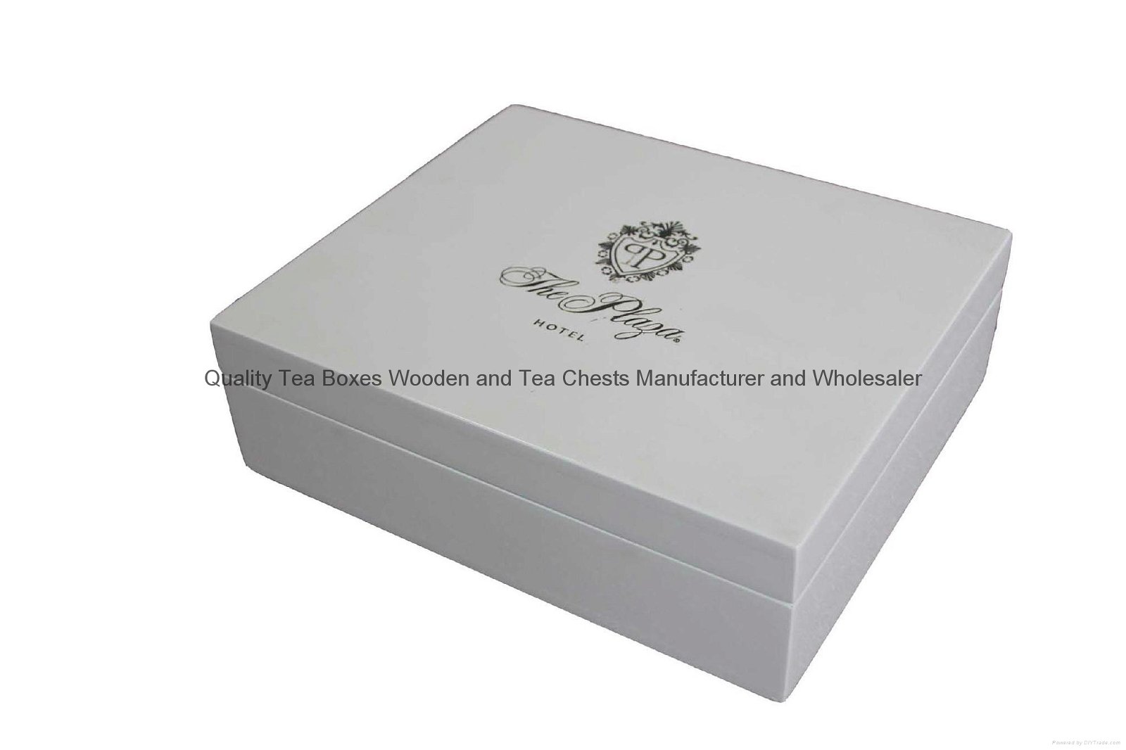 Glossy Painted Tea Gift Wooden Packaging Box