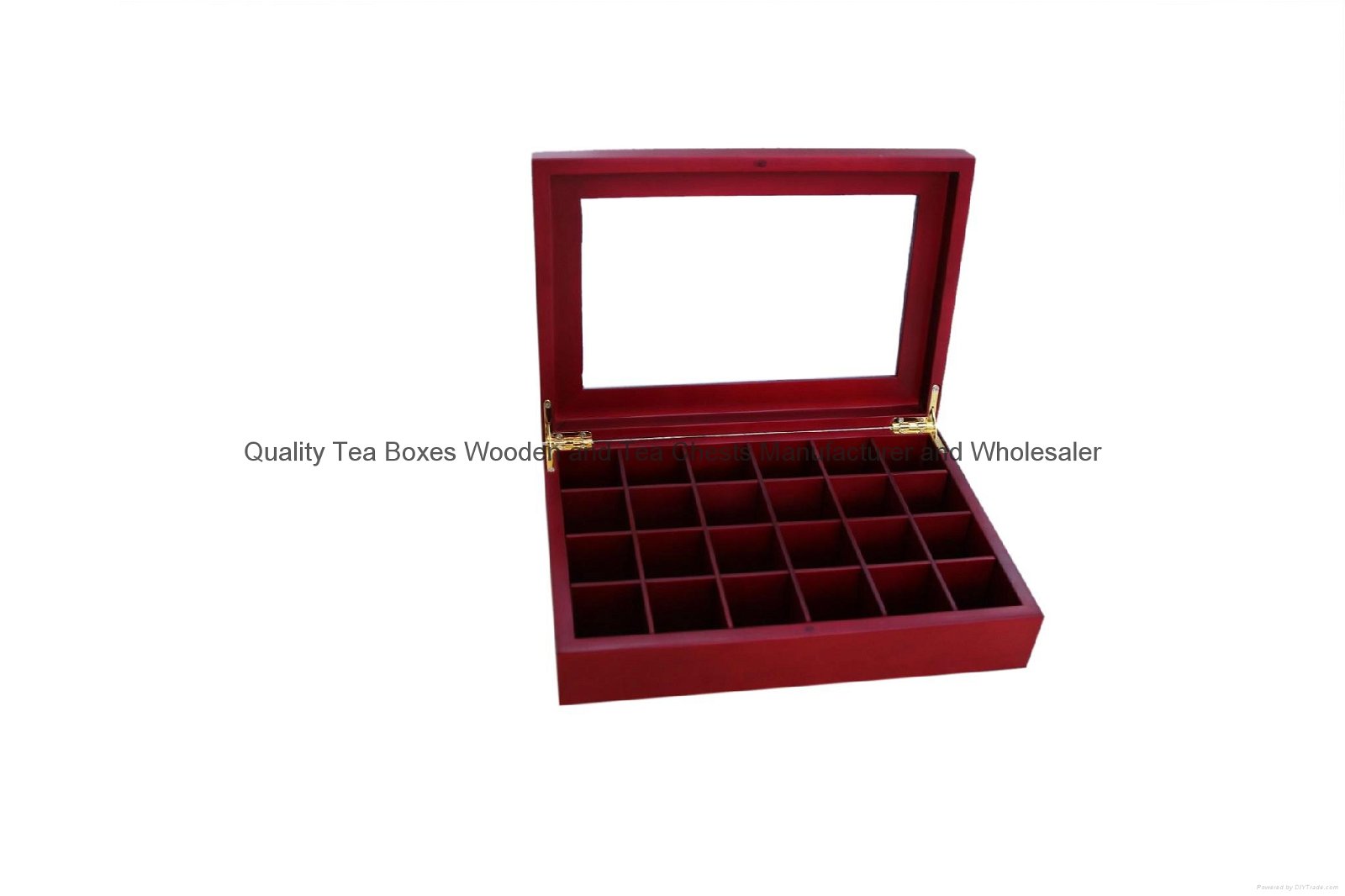 Wooden Chocolate Gift Boxes with Glass Window 4