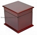 Mini Black Wooden Tea Gift Boxes Pocket