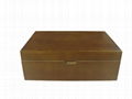 Rich Cherry Finished Wood Tea Box 3