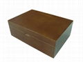 Rich Cherry Finished Wood Tea Box 4