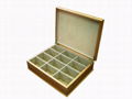 Large Beige Felt Lined 12 Compartment