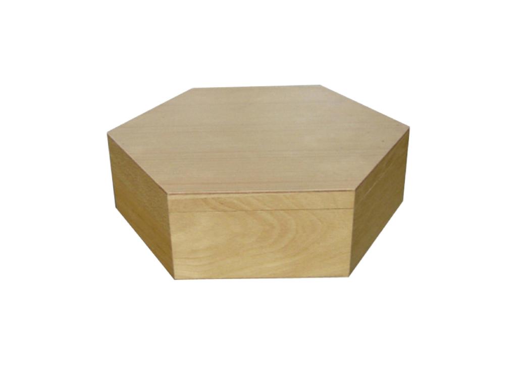 Hexagon Wood Box 2