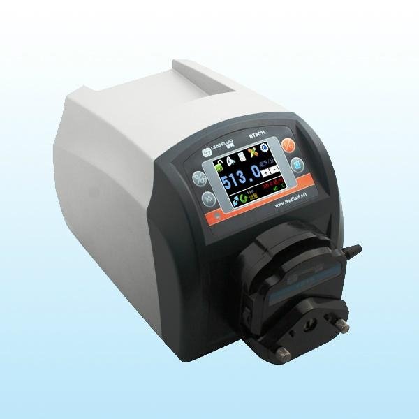 BT100L/300L/600L Intelligent flow peristaltic pump flow:0.00016-2300ml/min 2