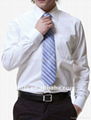 new fashion popular men's long sleeve fit business shirt 