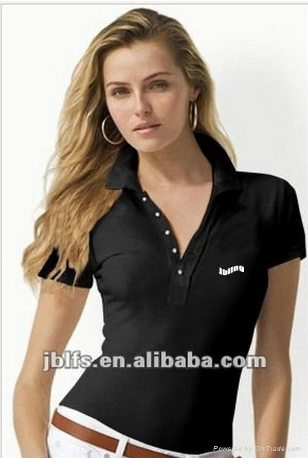 OEM women's fashion brand polo shirt 