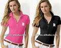 OEM women's fashion brand polo shirt 