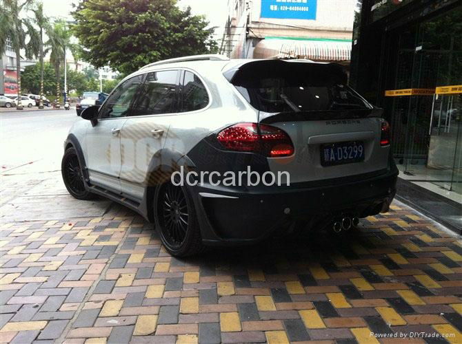 2011/12/13 Porsche Cayenne 958 to Lumma style frp bodykits carbon fiber hood 2