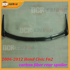 Carbon fiber rear spoiler for 2006-2011