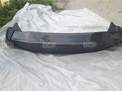 Mugen style carbon fiber rear spoiler for 2006 2011 Euro Honda Civic FN2R TYPE R