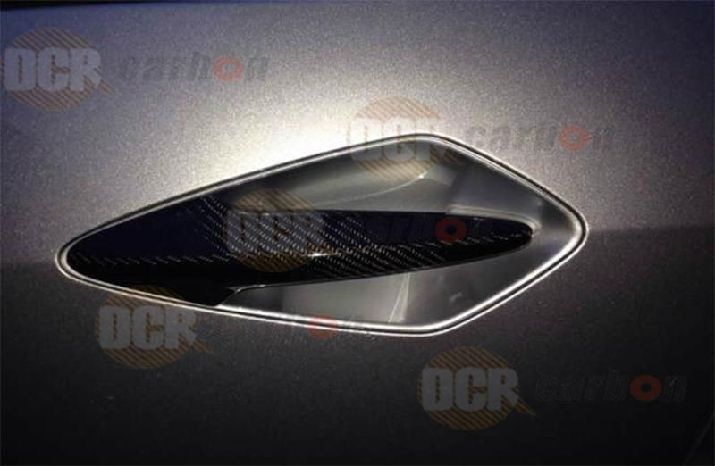 carbon fiber door handle cover for 2006 2007 2011 Honda Civic FN2 Euro Civic  5