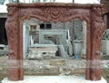 marble carving-fireplace