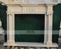 MARBLE CARVING-FIREPLACE 