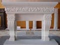 MARBLE CARVING-FIREPLACE 