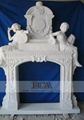 marble carving-fireplace