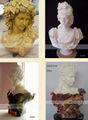 MARBLE CARVING-LADY BUST