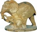 MARBLE CARVING-ANIMAL SERIES-ELEPHANT