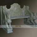 MARBLE CARVING-TABLE AND CHAIR