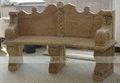 MARBLE CARVING-TABLE AND CHAIR 