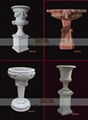 MARBLE CARVING-FOLOWER POT SERIES-HIGH