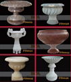 MARBLE CARVING-FOLOWER POT SERIES-OPEN