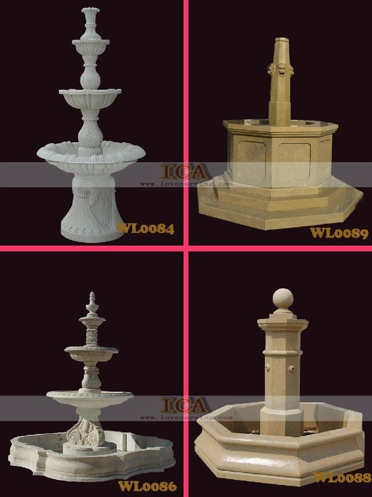 MARBLE CARVING-FOUNTAIN SERIES-LAYER FOUNTAIN