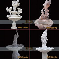 MARBLE CARVING-FOUNTAIN SERIES-SCULPURE FOUNTAIN