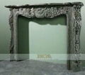 MARBLE CARVING-FIREPLACE