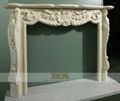 MARBLE CARVING-FIREPLACE