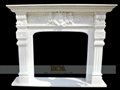 MARBLE CARVING-FIREPLACE