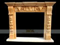 MARBLE CARVING-FIREPLACE