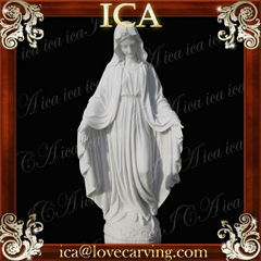 Manufacture home decorative hand carved famous white marble statue