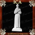 Manufacture home decorative hand carved famous white marble statue 5