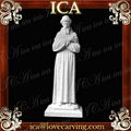 Manufacture home decorative hand carved famous white marble statue