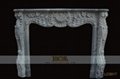 MARBLE CARVING --CLASSIC FIREPLACE