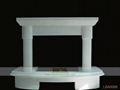 MARBLE CARVING-SIMPLE FRIEPLACE