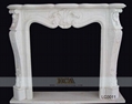 MARBLE CARVING-FANCY FRIEPLACE