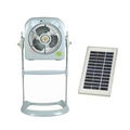 Stand Box Fan with LED Light, Rechargeable Battery and 3 to 8 Hours Working Time 1