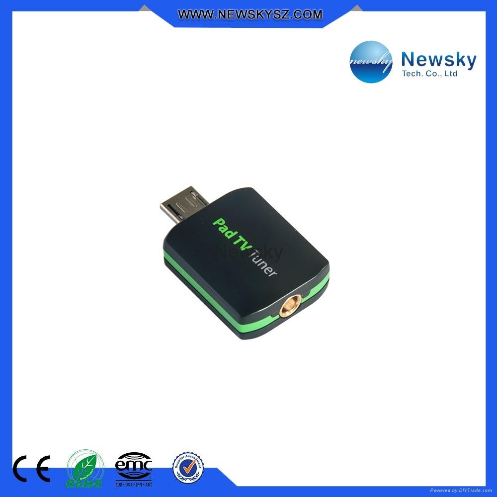 DVB-T ISDB-T MPEG4 Pad TV Tuner Support Android OS 4.1 or Above 2