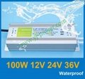 100w Waterproof power supply