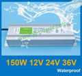 wapterproof power supply 150W 12v