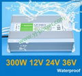 Led waterproof switching power supply 12v 300w 1
